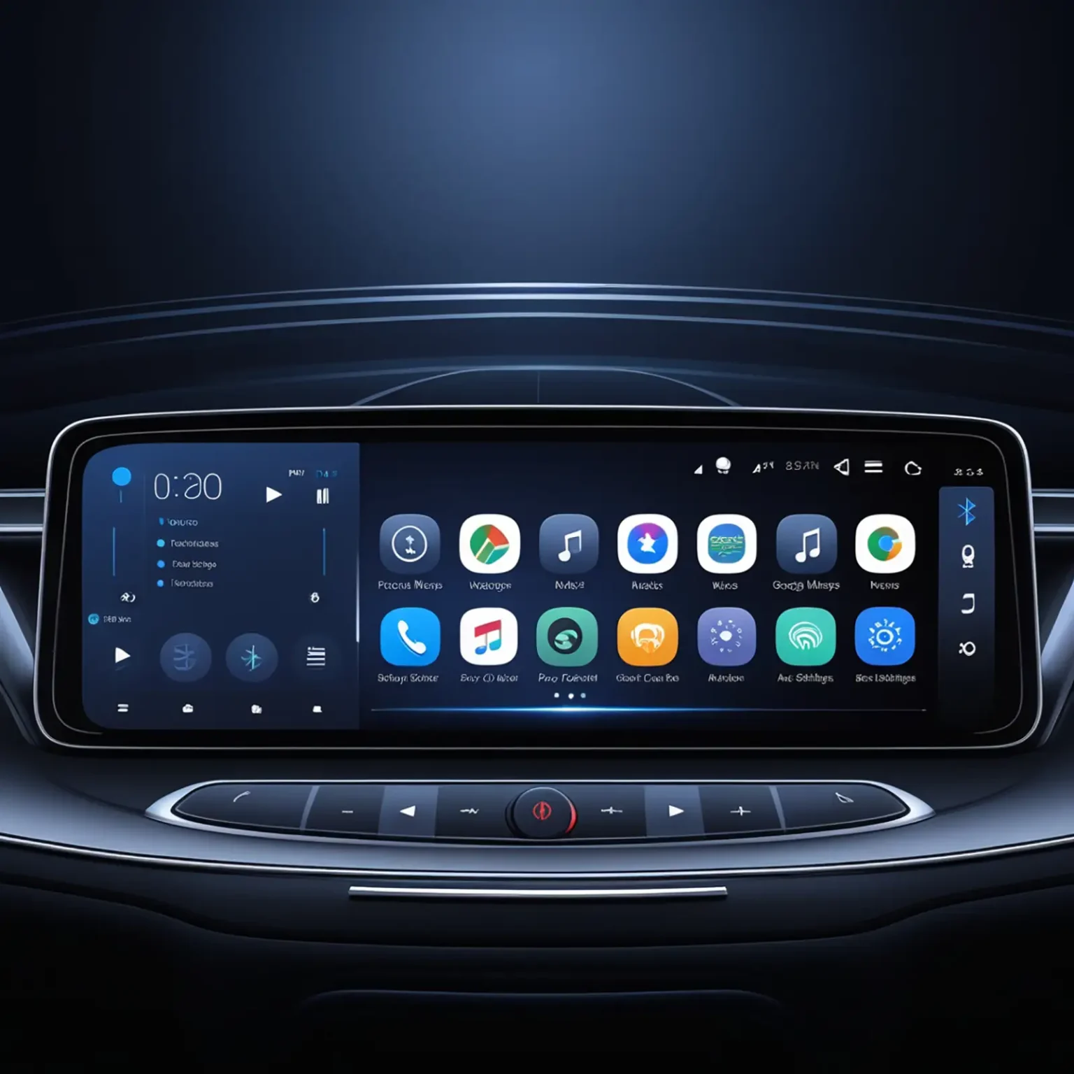 شاشة اندرويد جيب KK 7 بوصة T133 4GB RAM، 64GB ROM، GPS