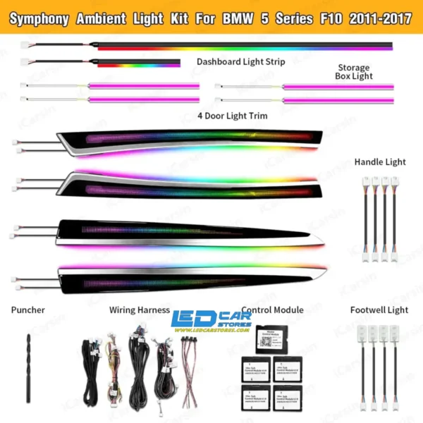 BMW F10 ambient light kit