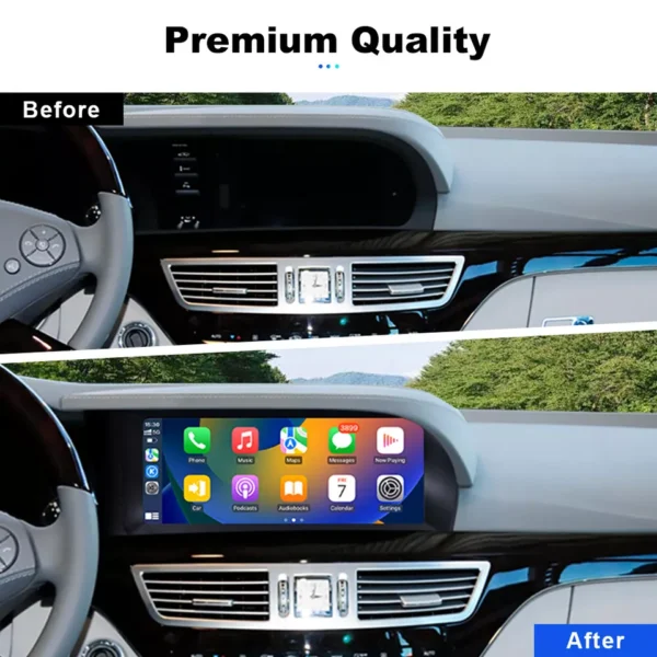 شاشة مرسيدس W221 اندرويد 10.25 بوصة