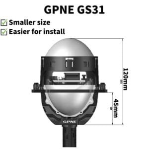 عدسة بروجيكتور LED للسيارات GPNE PRO VISION UPGRADE 5G (GS31)