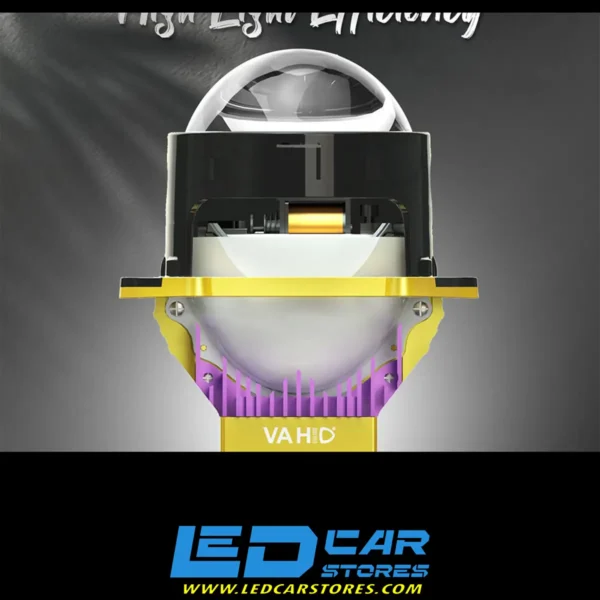 عدسات LED سيارة ALPHA PRO PLUS عالية الأداء - إضاءة ذكية 3000MHz - طاقة عالية 70W/60W