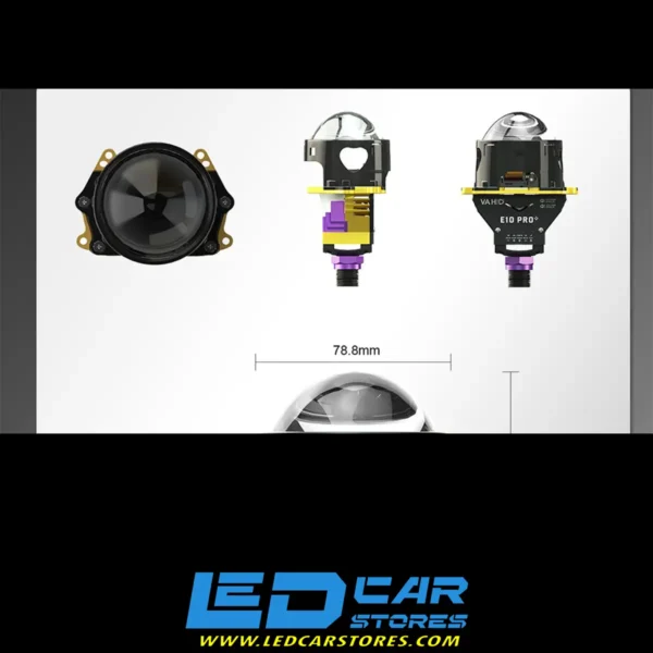 عدسات LED سيارة ALPHA PRO PLUS عالية الأداء - إضاءة ذكية 3000MHz - طاقة عالية 70W/60W