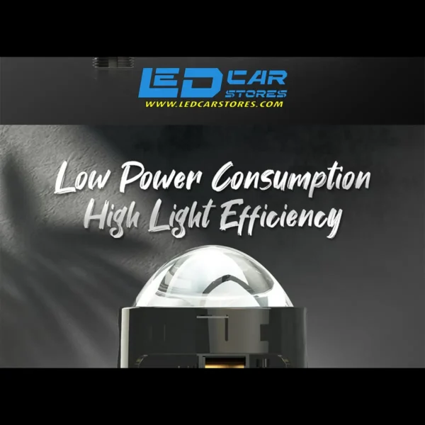 عدسات LED سيارة ALPHA PRO TH-1 50/60 - إضاءة قوية 8000K بيضاء نقية - موفرة للطاقة