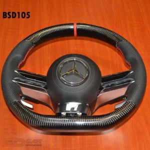 طارة AMG Carbon خياطة حمرا W206