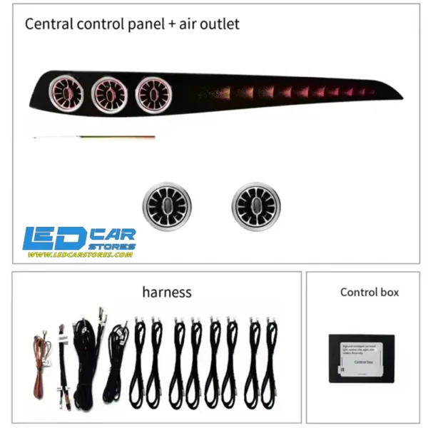 مرسيدس بنز الفئة C 2010-2014 ستاربرست 23 مصابيح أمامية بلون فانتسي (W204) CP1626
