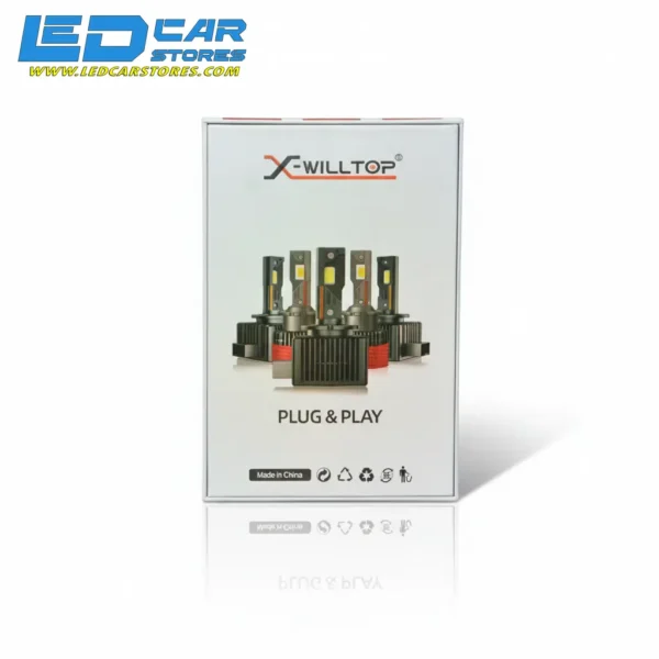 LED-Auto der XWILL TOP D-Serie-Seriee Umstellung von HID auf LED لمبات ليد X-WILLTOP D Series | تحويل مباشر من HID إلى LED.