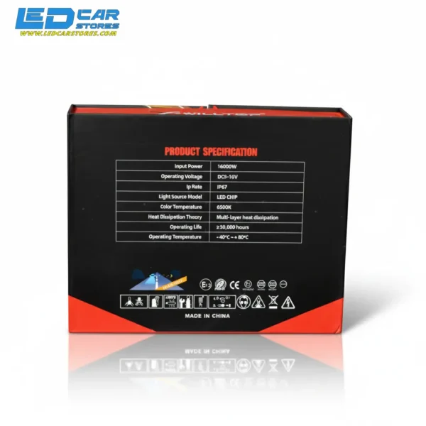 لمبات ليد XWILLTOP CM 80 W | 6500K | 16000W (IP67).