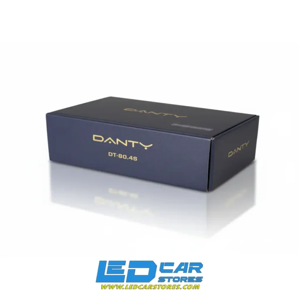 جي إم دانتي DT-80.4 - مضخم صوت 4 قنوات 320 واط RMS للسيارة