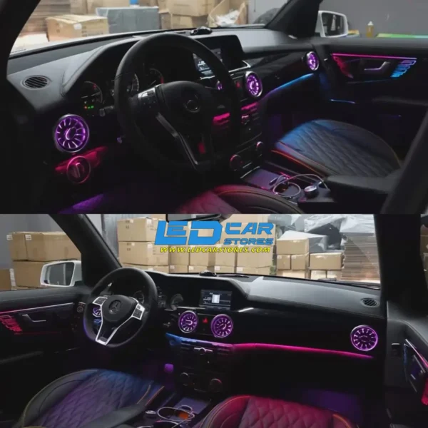 طقم إضاءة محيطة 64 لون لمرسيدس GLK X204 (2012-2015)