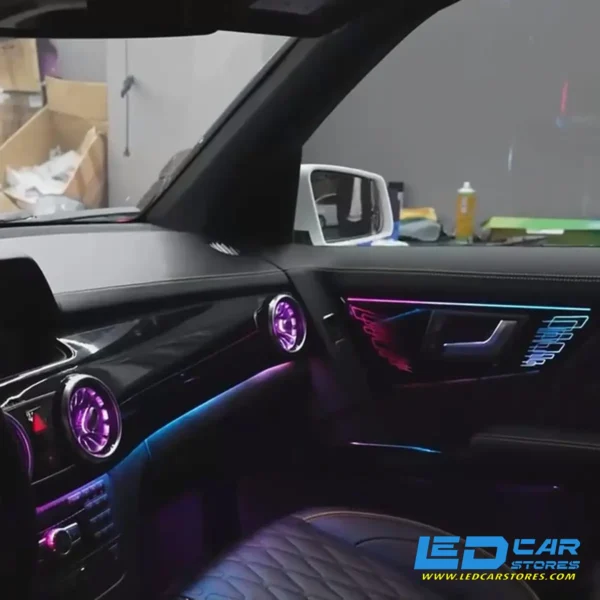 طقم إضاءة محيطة 64 لون لمرسيدس GLK X204 (2012-2015)