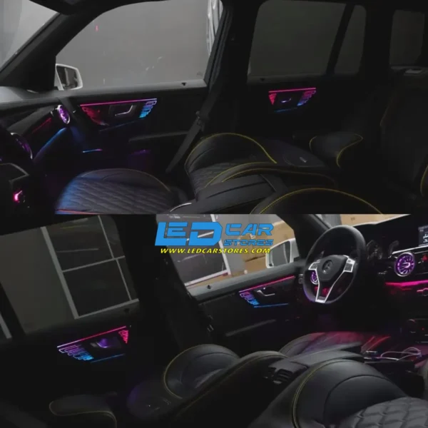 طقم إضاءة محيطة 64 لون لمرسيدس GLK X204 (2012-2015)