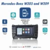 شاشة اندرويد W203 | W209 | 4GB RAM + 64GB Memory Carplay GPS لمرسيدس 2004-2007