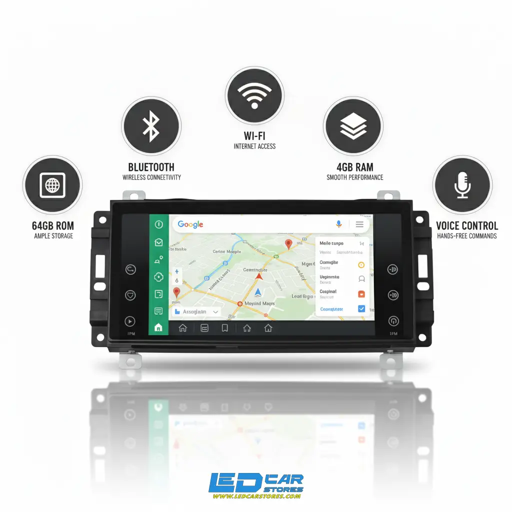 Taschen-Android-Bildschirm KK 7 Zoll T133 4 GB RAM, 64 GB ROM, GPS شاشة اندرويد جيب KK 7 بوصة T133